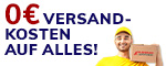 Nur bis Sonntag: 0€ Versandkosten, ohne Mindestbestellwert!