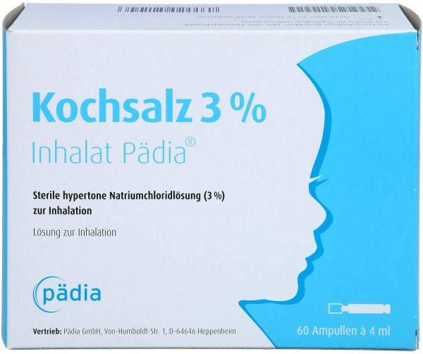 Kochsalz 3% Inhalat Pädia Ampullen 60 X 4 ml