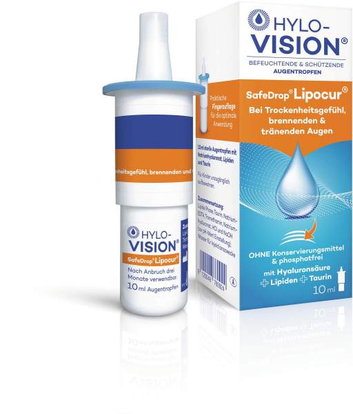 Hylo-Vision SafeDrop Lipocur 10 ml Augentropfen