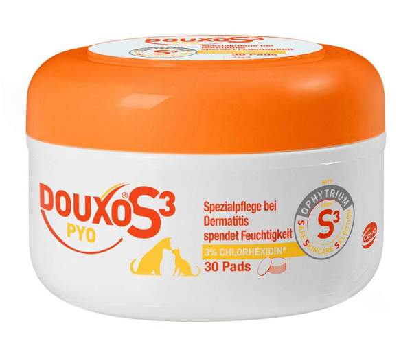 Douxo S3 PYO 30 Pads für Hunde und Katzen