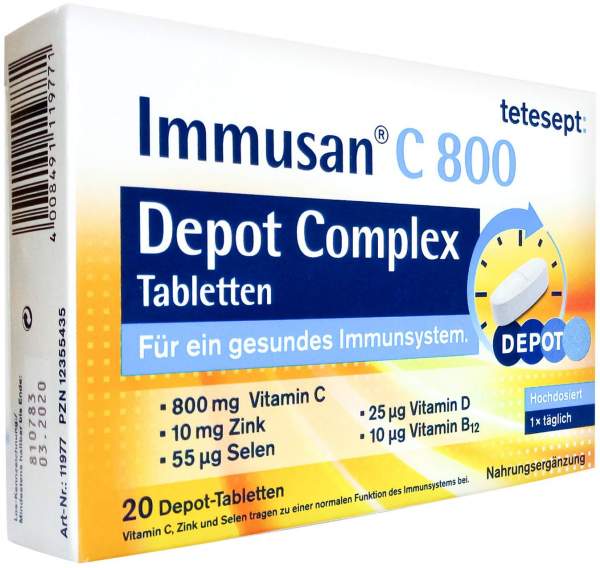 Tetesept Immusan C 800 Depot Complex 20 Tabletten