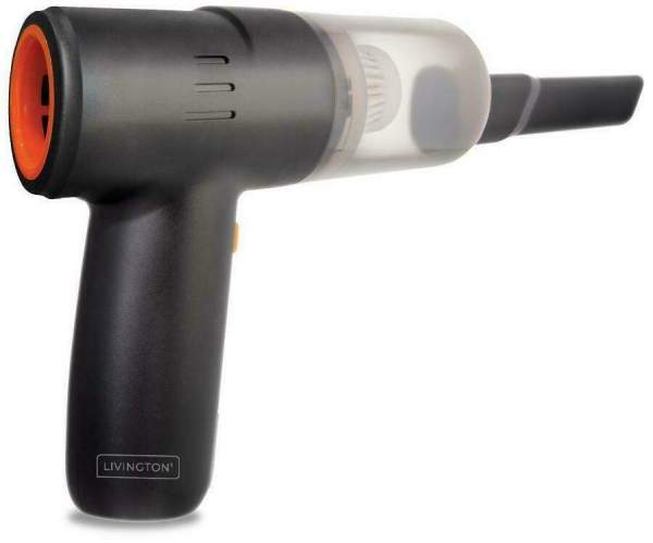 Livington PocketVac Akku 2in1 Handstaubsauger mit Blasfunktion