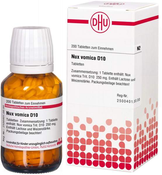 Nux Vomica D10 Tabletten 200 Tabletten