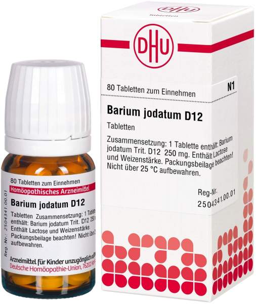 Barium Jodatum D 12 80 Tabletten