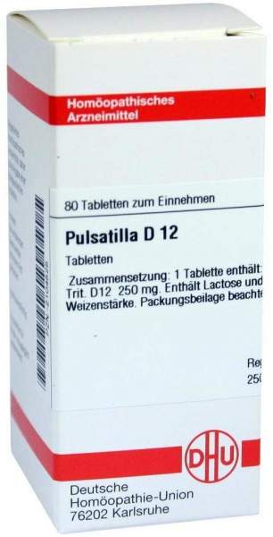 Pulsatilla D12 Dhu 80 Tabletten