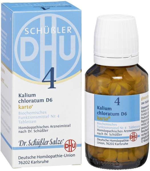 Biochemie Dhu 4 Kalium Chloratum D6 Karto Tabletten
