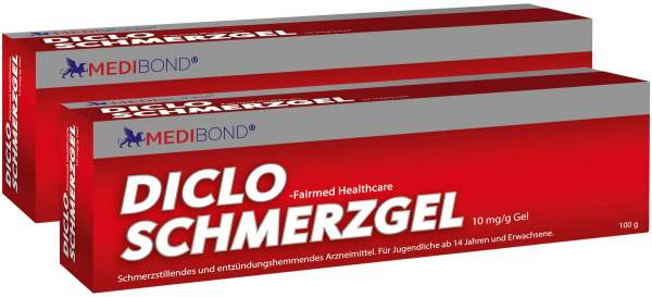 Diclo Medibond Schmerzgel 1 % 2 x 100 g