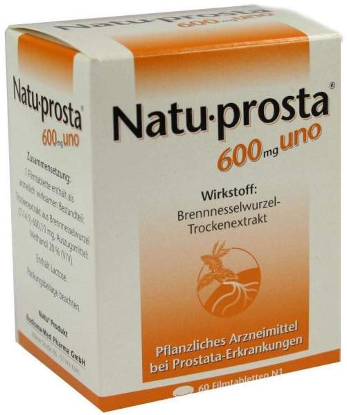 Natuprosta 600 mg Uno 60 Filmtabletten
