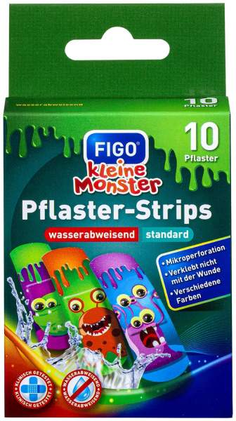 Figo Kinderpflaster Kleine Monster 10 Stück