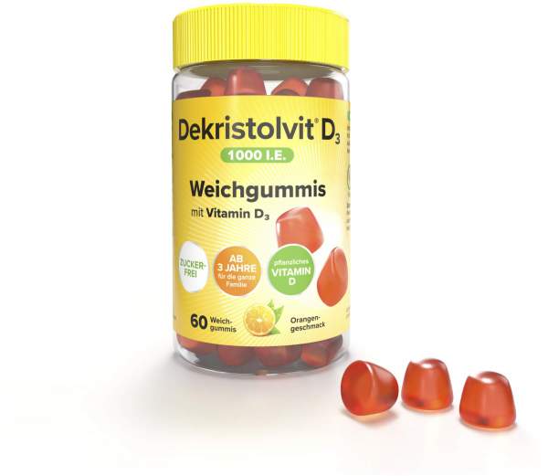Dekristolvit D3 1000 I.E. 60 Weichgummis