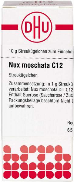 Dhu Nux Moschata C12 Globuli 10 G