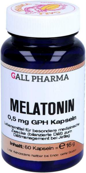 Melatonin 0,5 mg Gph 60 Kapseln