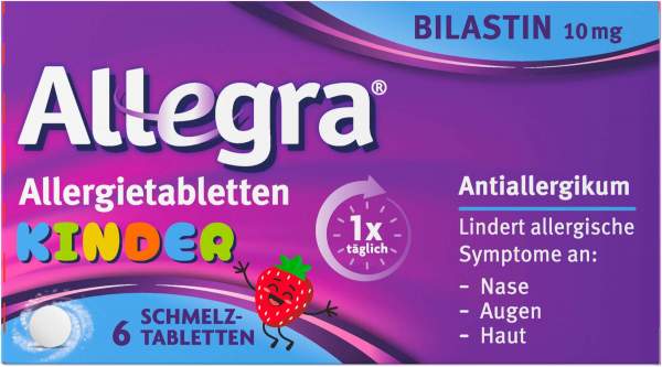 Allegra Allergietabletten Kinder 6 Schmelztabletten