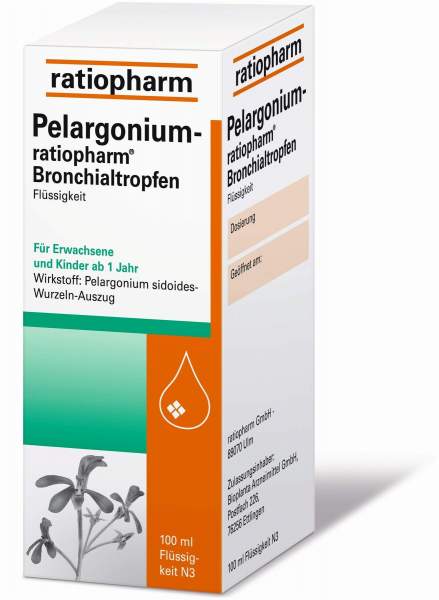 Pelargonium-ratiopharm Bronchialtropfen 100 ml