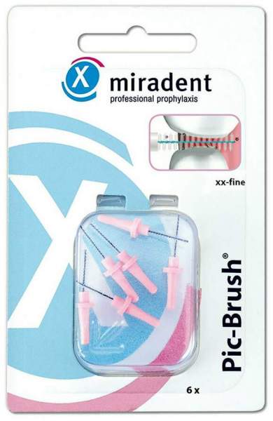 Miradent Interdentalbürste Pic-Brush Xx-Fine 6 Stück