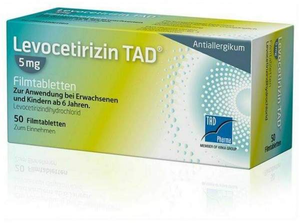 Levocetirizin Tad 5 mg 50 Filmtabletten