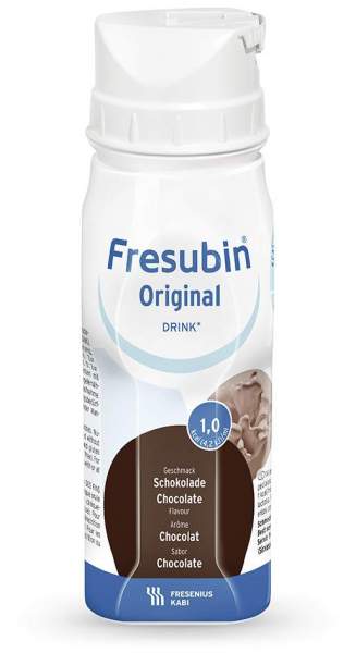 Fresubin Original Drink Schokolade Trinkflasche 4 X 200 ml Lösung