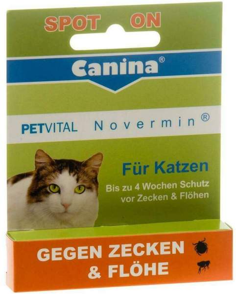 Petvital Novermin Flüssig Für Katzen 2 ml Flüssigkeit