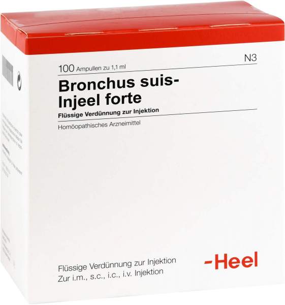 Bronchus Suis Injeel Forte 100 Ampullen