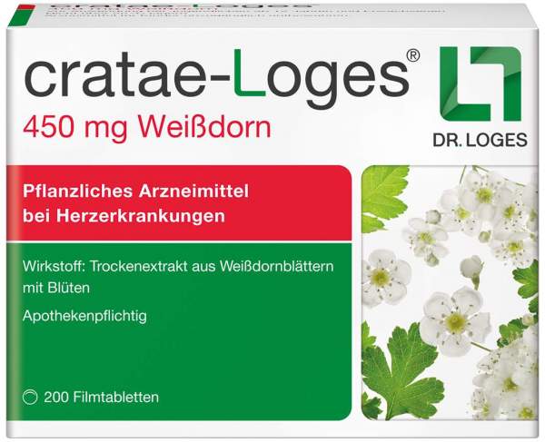 Cratae-Loges 450 mg Weißdorn 200 Filmtabletten