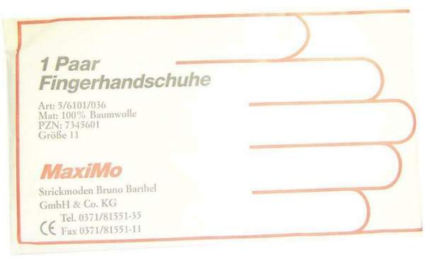 Handschuhe Baumwolle Gr. 11 Überlänge