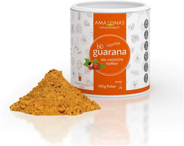 Guarana Bio Pulver Pur 100 G