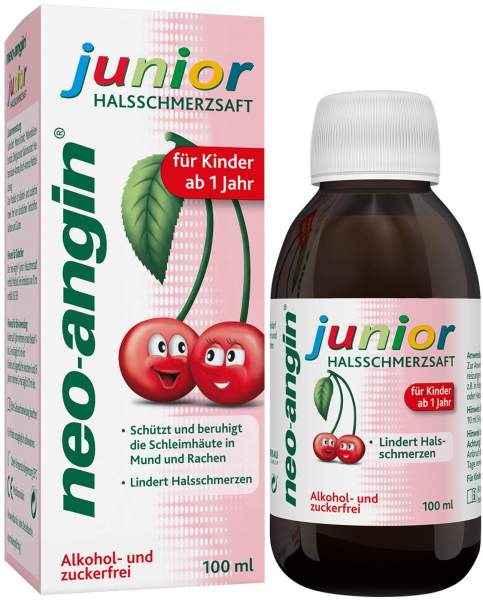 Neo Angin Junior Halsschmerzsaft 100 ml