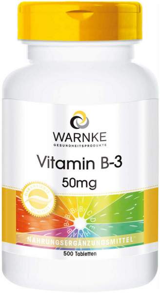 Vitamin B3 50 mg Tabletten 500 Stück