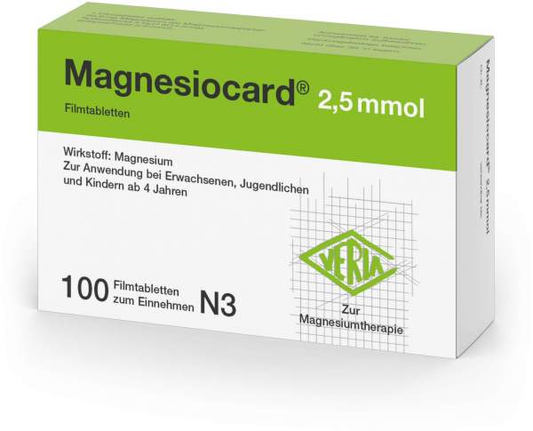 Magnesiocard 2,5 Mmol 100 Filmtabletten