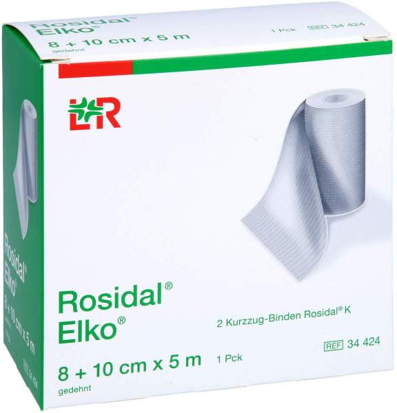 Rosidal Elko 8+10 cm x 5 m Kurzzugbinde 2 Stück