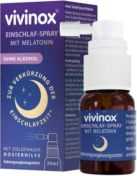 Vivinox Einschlaf-Spray mit Melatonin 30 ml