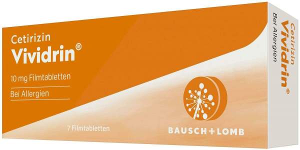 Cetirizin Vividrin 10 mg 7 Filmtabletten