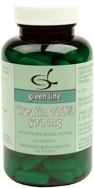 Creatin 100% 500 mg 120 Kapseln
