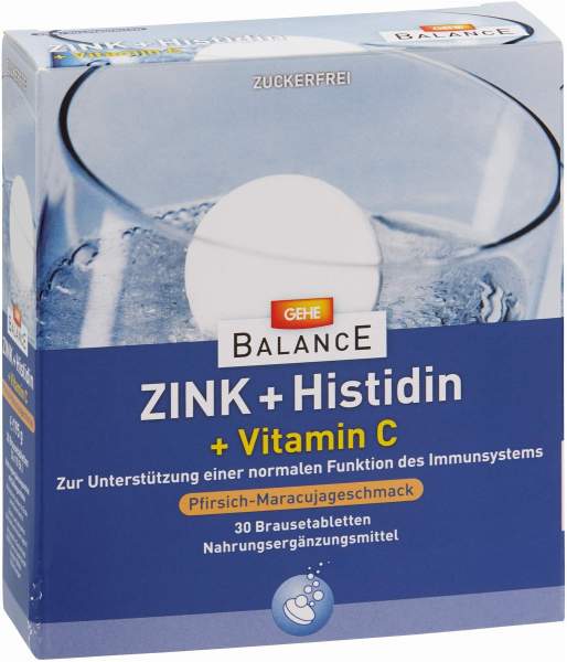 Gehe Balance Zink und Histidin und Vit. C 3 X 10 Brausetabletten