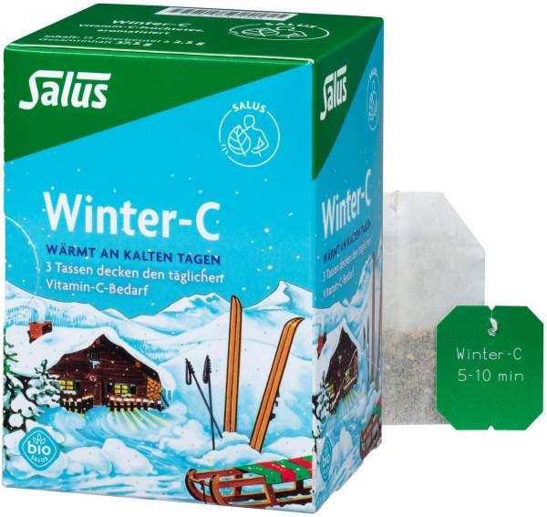 Winter-C Vitamin-C-Früchtetee mit natürlichem Aroma Salus 15 Filterbeutel