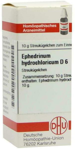 DHU Ephedrinum hydrochloricum D6 Globuli 10 g