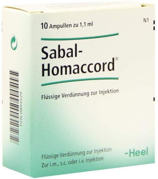 Sabal Homaccord Ampullen
