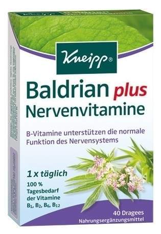 Kneipp Baldrian Plus Nervenvitamine 40 Dragees