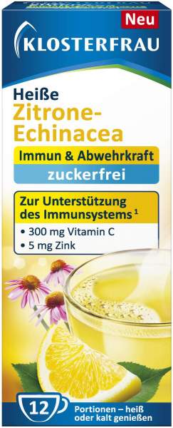 Klosterfrau Heiße Zitrone-Echinace 12 X 4 G Granulat