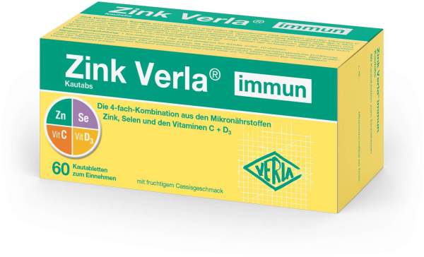 Zink Verla immun 60 Kautabs