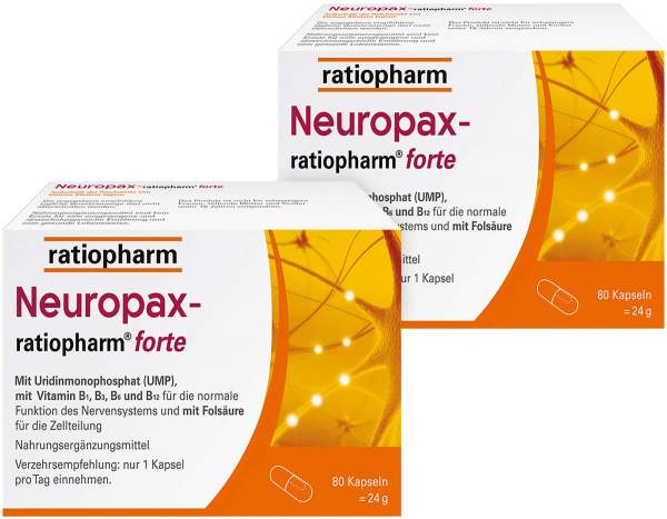 Neuropax-ratiopharm forte 2 x 80 Kapseln