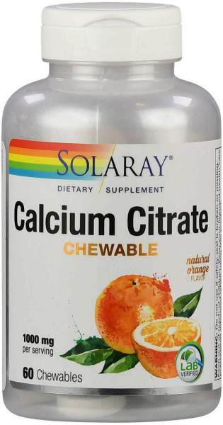 Calciumcitrat 1000 mg Kautabletten 60 Stück