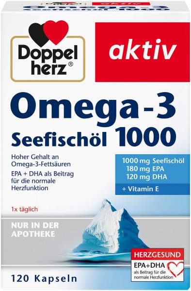 Doppelherz Omega-3 Seefischöl 1000 120 Kapseln