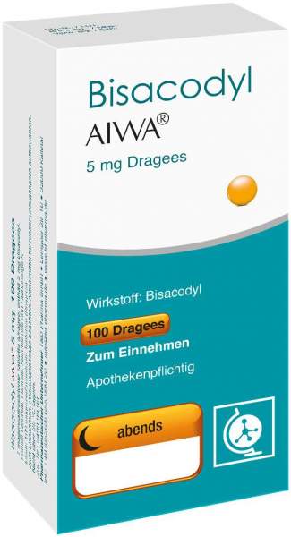 Bisacodyl Aiwa 5 mg 100 Dragees