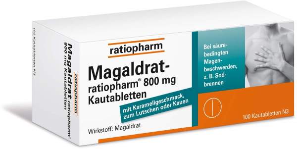 Magaldrat-ratiopharm 800 mg 100 Tabletten