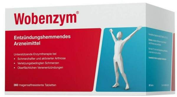 Wobenzym 360 magensaftresistente Tabletten