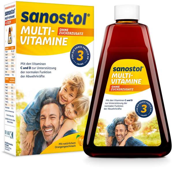 Sanostol Ohne Zuckerzusatz 460 ml Saft