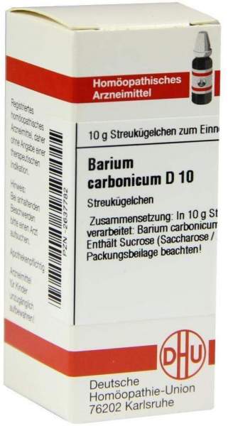 Barium Carbonicum D 10 Globuli