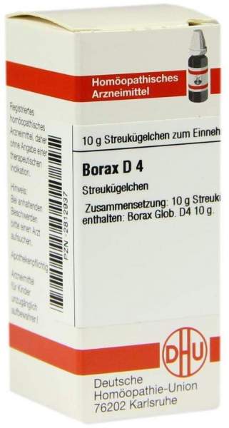 DHU Borax D4 10 g Globuli