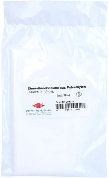Handschuhe Einmal Untersuchung Damen 10 Stück